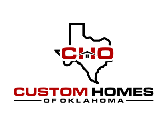 Custom Homes of Oklahoma  logo design by puthreeone