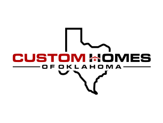 Custom Homes of Oklahoma  logo design by puthreeone