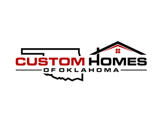 Custom Homes of Oklahoma  logo design by puthreeone