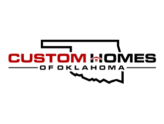 Custom Homes of Oklahoma  logo design by puthreeone