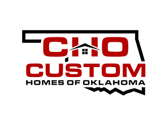 Custom Homes of Oklahoma  logo design by puthreeone