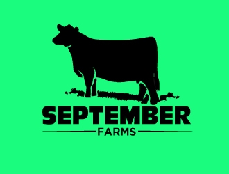 September Farms logo design by Foxcody