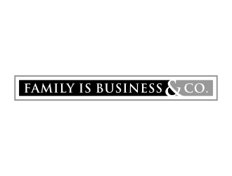 FAMILY IS BUSINESS & CO. logo design by BlessedArt