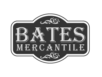 BATES Mercantile logo design by aryamaity