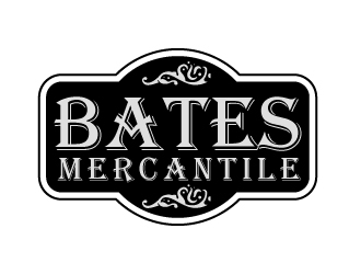 BATES Mercantile logo design by aryamaity