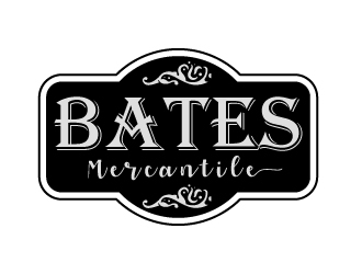 BATES Mercantile logo design by aryamaity