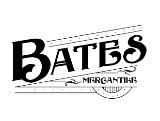 BATES Mercantile logo design by Ultimatum