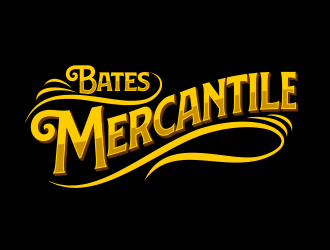 BATES Mercantile logo design by ekitessar