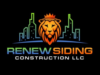 Renew Siding Construction LLC logo design by DreamLogoDesign