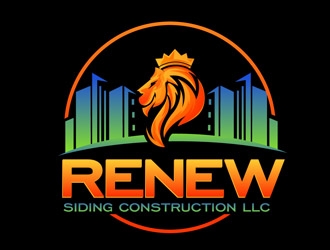 Renew Siding Construction LLC logo design by DreamLogoDesign