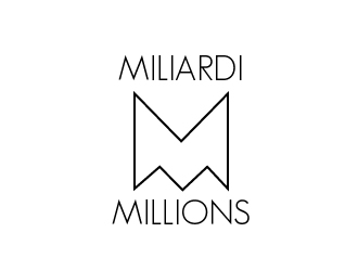 Miliardi Millions MM logo design by my!dea