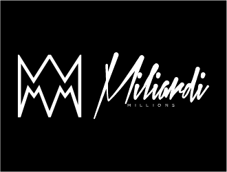 Miliardi Millions MM logo design by evdesign