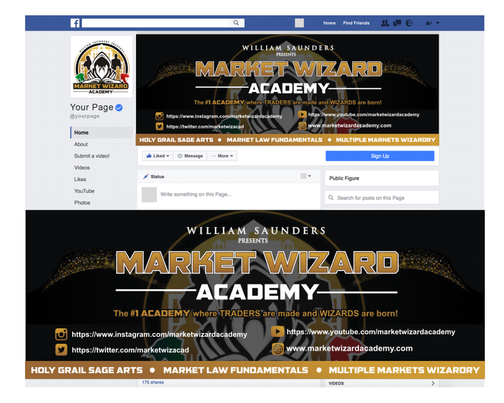 Market Wizard Academy logo design by coco