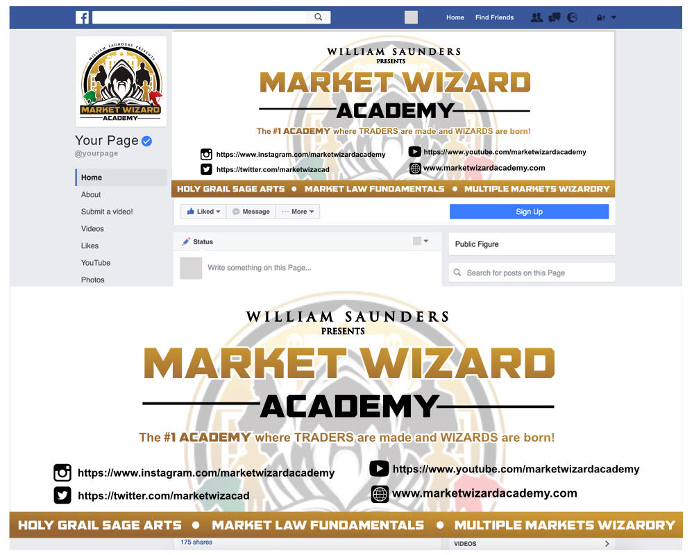 Market Wizard Academy logo design by coco