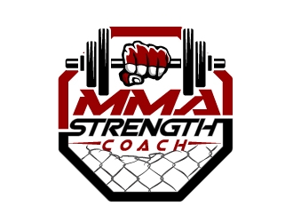 MMA STRENGTH COACH logo design by aRBy