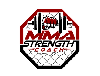 MMA STRENGTH COACH logo design by aRBy