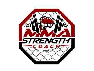 MMA STRENGTH COACH logo design by aRBy