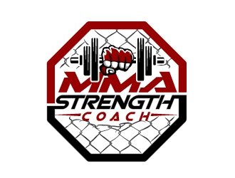 MMA STRENGTH COACH logo design by aRBy