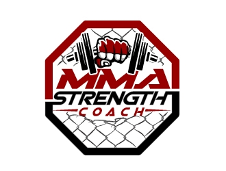 MMA STRENGTH COACH logo design by aRBy