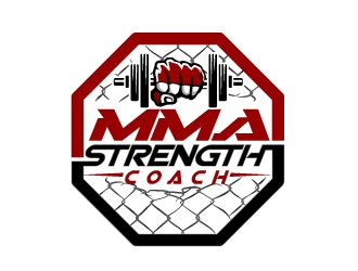 MMA STRENGTH COACH logo design by aRBy