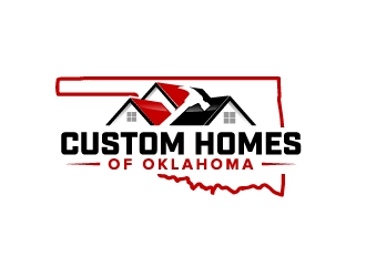 Custom Homes of Oklahoma  logo design by jaize