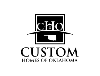 Custom Homes of Oklahoma  logo design by Gwerth