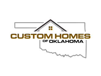 Custom Homes of Oklahoma  logo design by ingepro