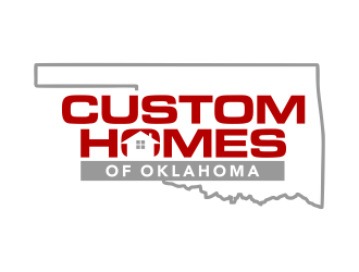 Custom Homes of Oklahoma  logo design by ingepro