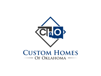 Custom Homes of Oklahoma  logo design by yunda