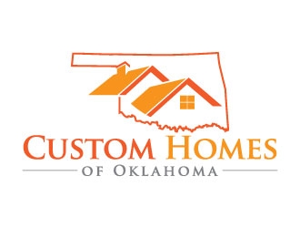 Custom Homes of Oklahoma  logo design by J0s3Ph