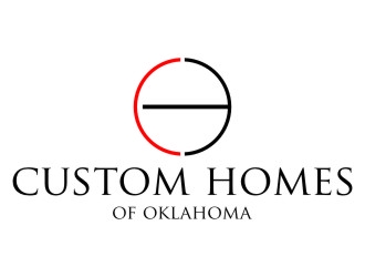 Custom Homes of Oklahoma  logo design by jetzu