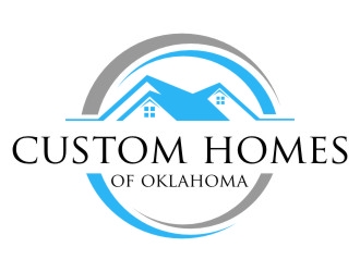 Custom Homes of Oklahoma  logo design by jetzu