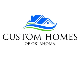 Custom Homes of Oklahoma  logo design by jetzu