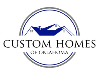 Custom Homes of Oklahoma  logo design by jetzu