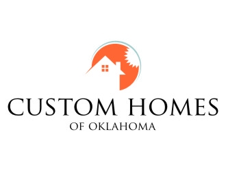 Custom Homes of Oklahoma  logo design by jetzu