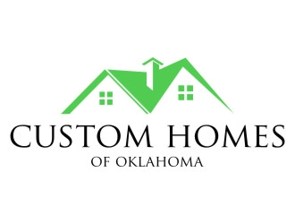 Custom Homes of Oklahoma  logo design by jetzu