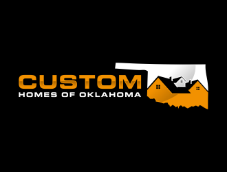 Custom Homes of Oklahoma  logo design by ubai popi