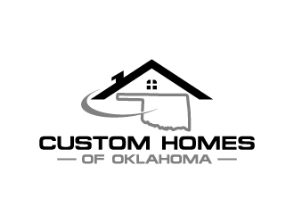 Custom Homes of Oklahoma  logo design by MUSANG