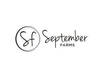 September Farms logo design by sabyan