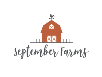 September Farms logo design by Beyen