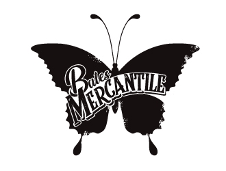 BATES Mercantile logo design by dorijo