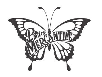 BATES Mercantile logo design by dorijo