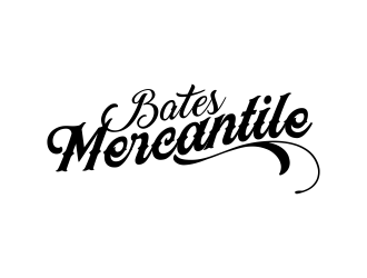 BATES Mercantile logo design by Panara