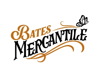 BATES Mercantile logo design by jaize