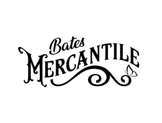 BATES Mercantile logo design by Roma