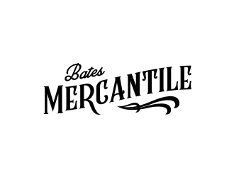 BATES Mercantile logo design by yogilegi