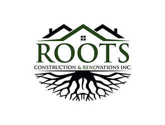 Roots Construction & Renovations Inc. logo design by ndaru