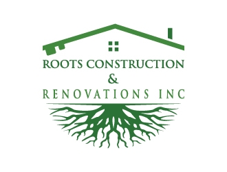 Roots Construction & Renovations Inc. logo design by twomindz