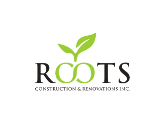 Roots Construction & Renovations Inc. logo design by superiors