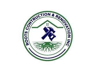 Roots Construction & Renovations Inc. logo design by twomindz